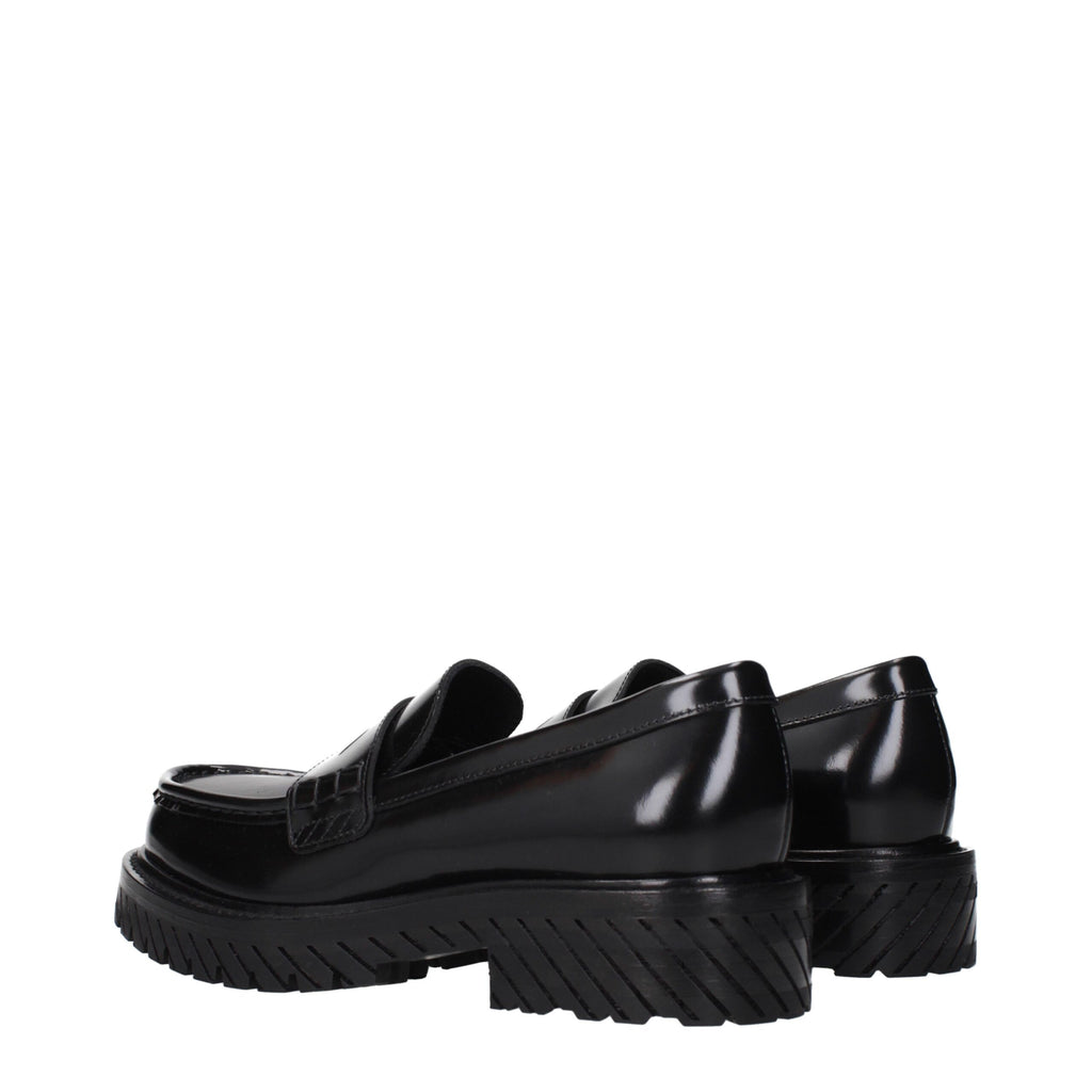 Leather Loafers – Black