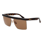 Max Mara Plastic Sunglasses in Brown