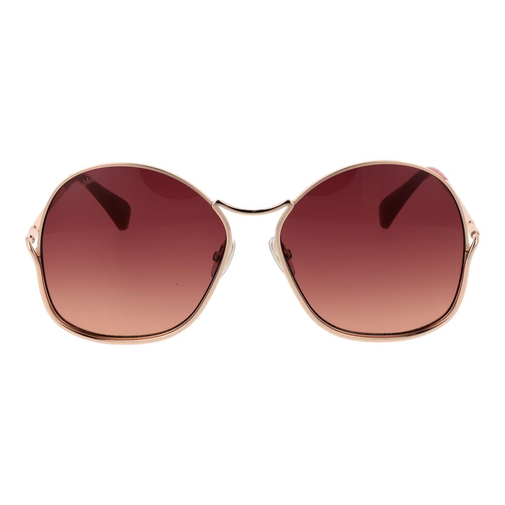 Max Mara Metal Sunglasses in Rose Gold