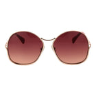 Max Mara Metal Sunglasses in Rose Gold