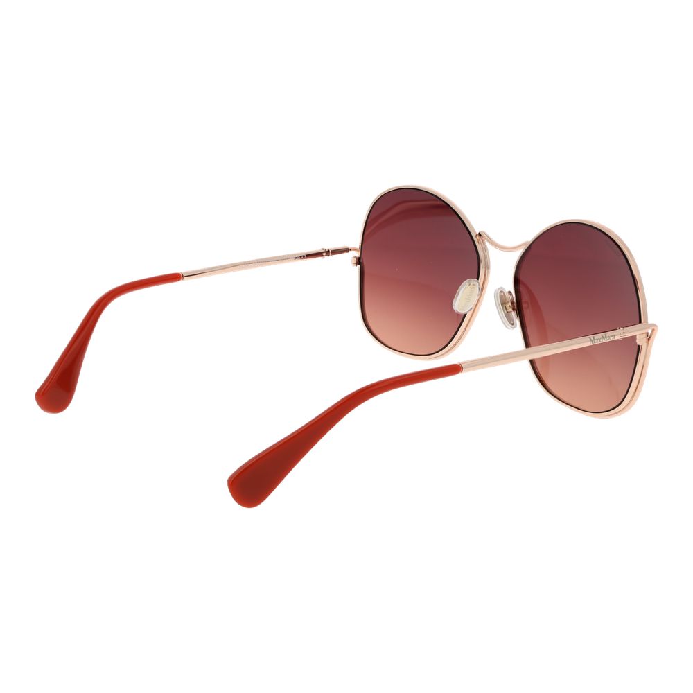 Max Mara Metal Sunglasses in Rose Gold