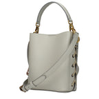 Grey Leather Handbag