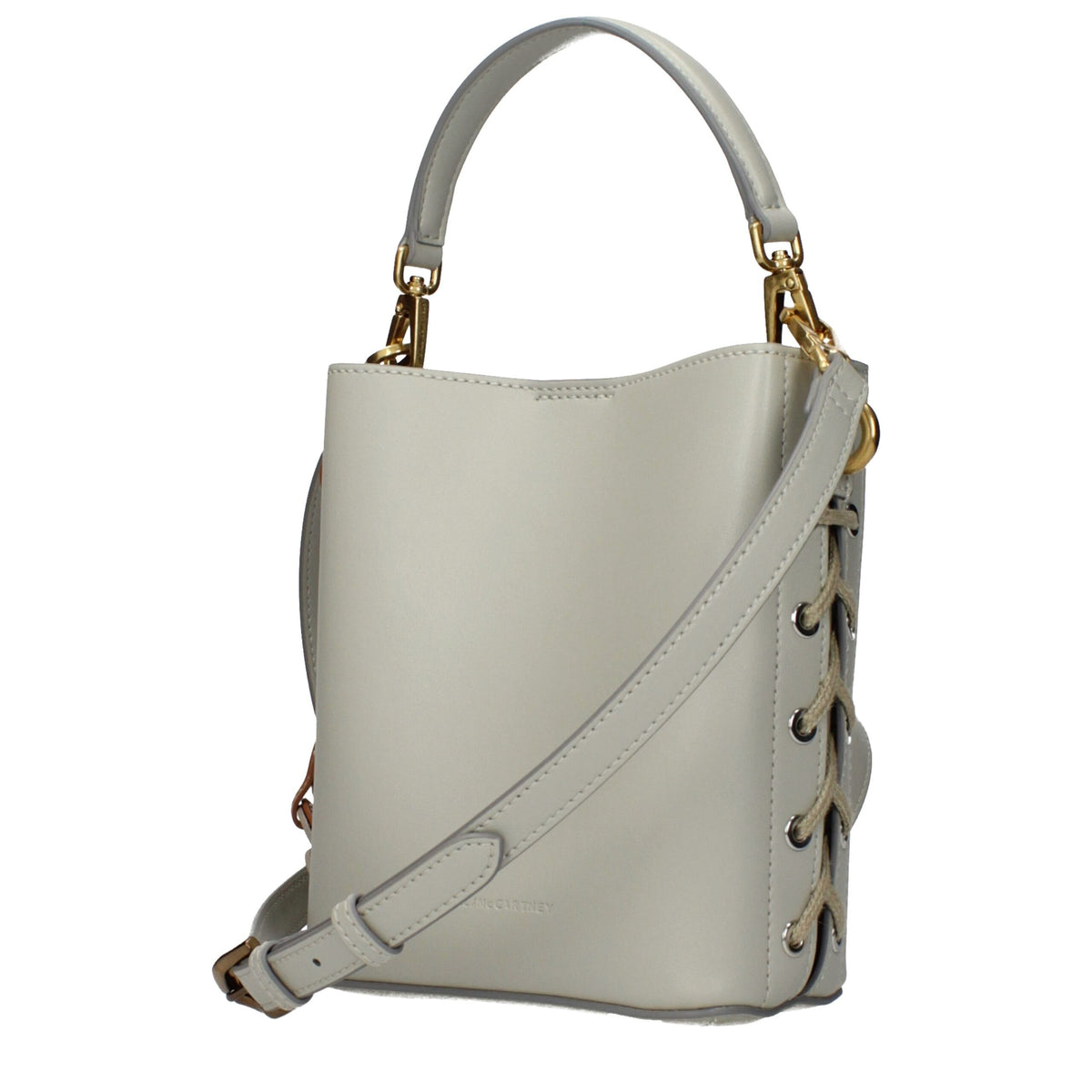 Grey Leather Handbag