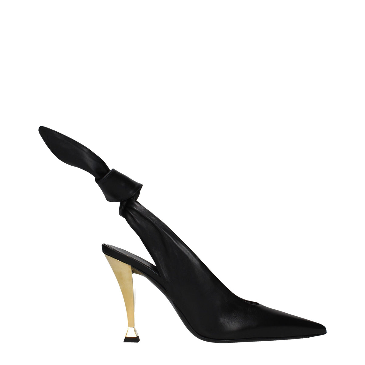 Black Leather Sandals