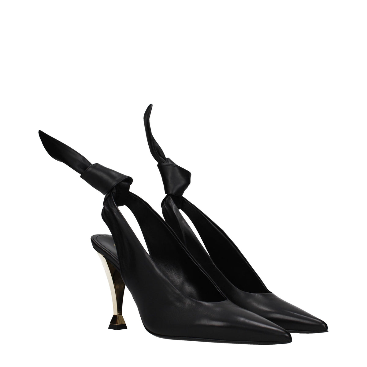 Black Leather Sandals