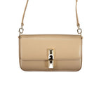 Beige Leather Handbag