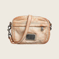 Logo Lambskin Shoulder Bag – Beige