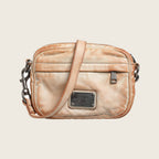 Logo Lambskin Shoulder Bag – Beige