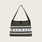Cotton Shoulder Bag – Black
