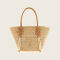 Raffia Tote Bag – Beige