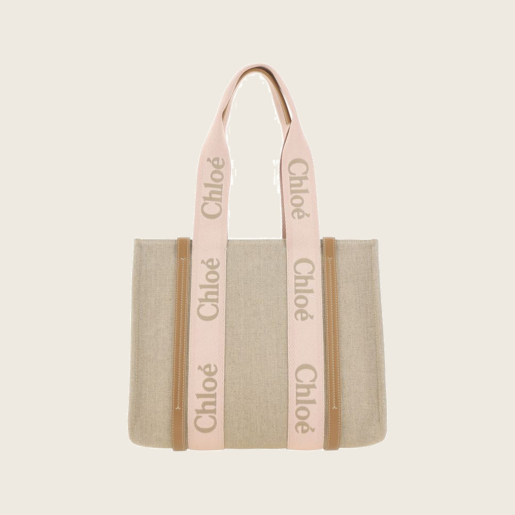 Linen Shoulder Bag – Brown