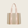 Linen Shoulder Bag – Brown