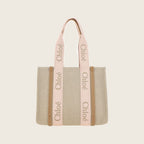 Linen Shoulder Bag – Brown
