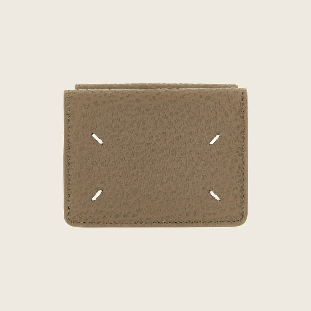Leather Wallet – Grey