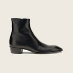 Leather Ankle Boots – Black