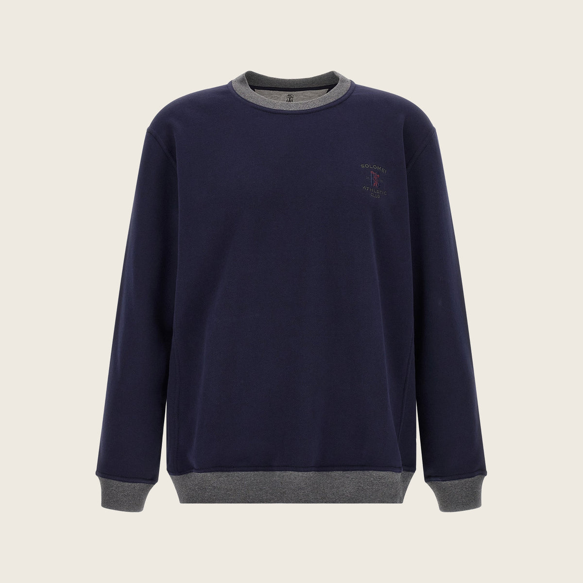 Cotton Sweatshirt – Blue