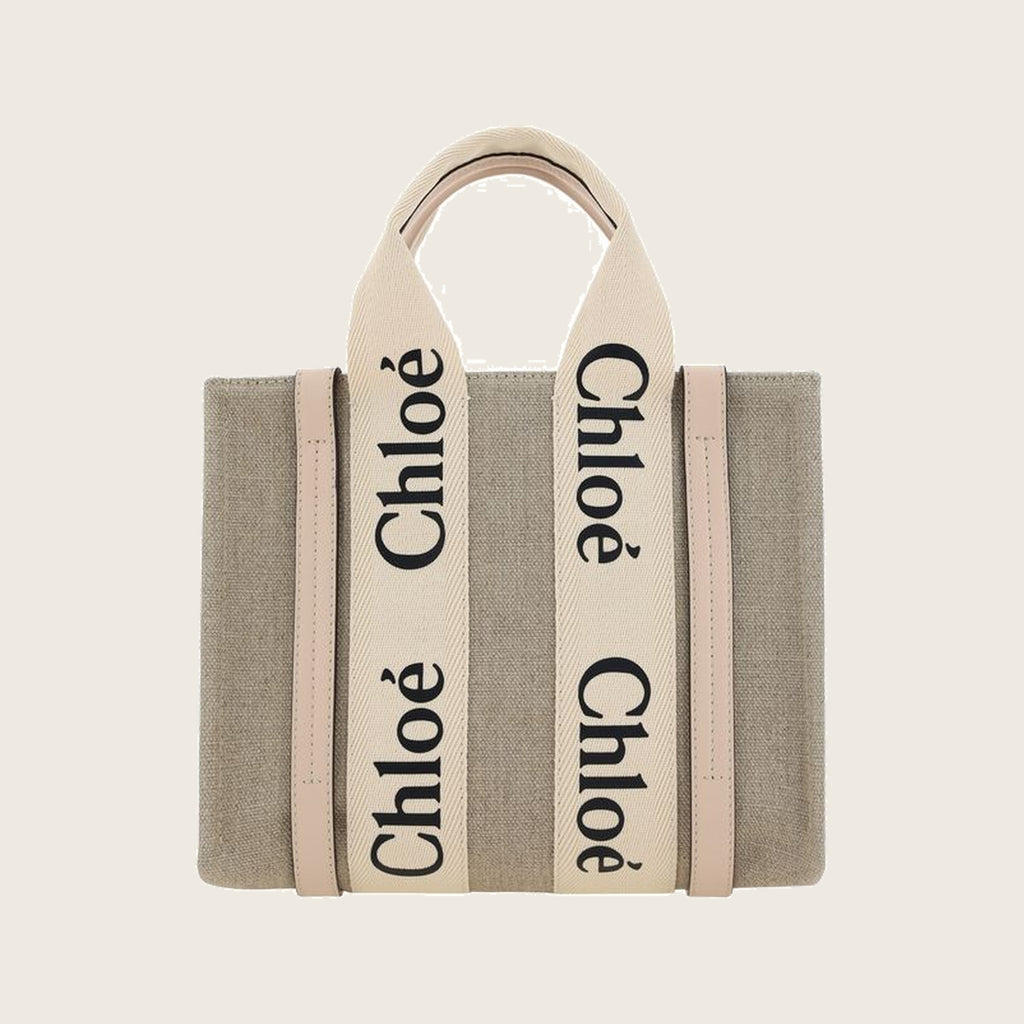 Woody Canvas Handbag – Brown