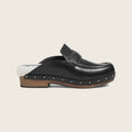 Leather Mules – Black