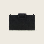 Lambskin Card Holder – Black