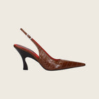 Leather Pumps – Brown