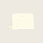 Leather Wallet – Beige