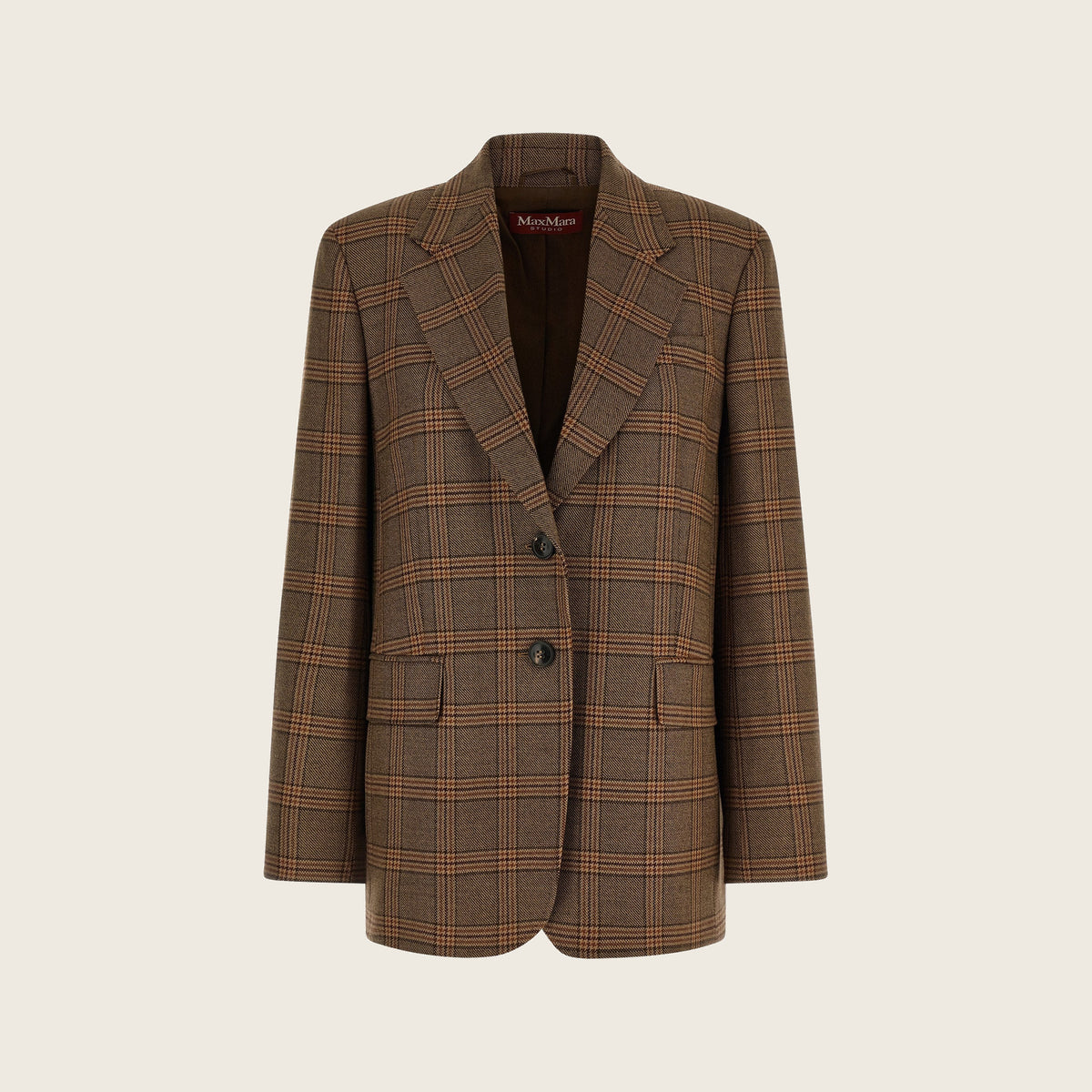 Wool Blazer – Brown