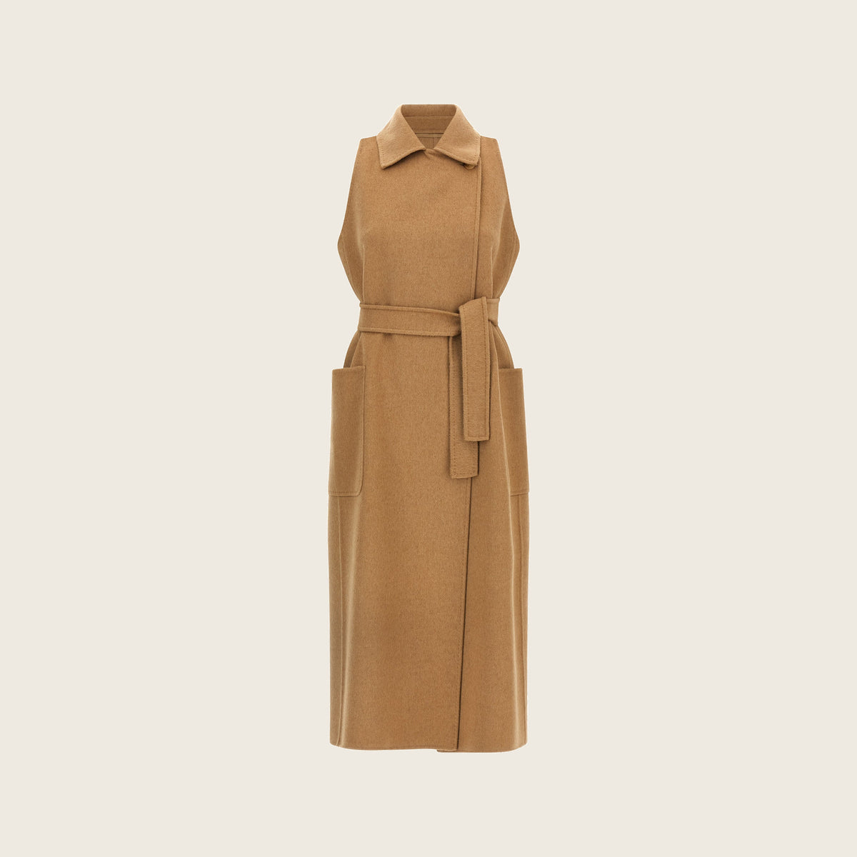 Wool Trench Coat – Beige