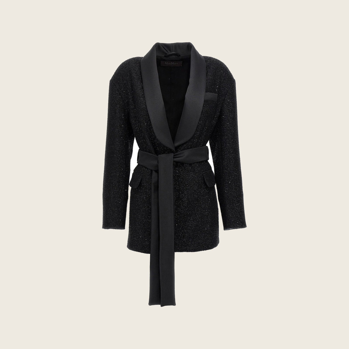 Viscose Blazer – Black