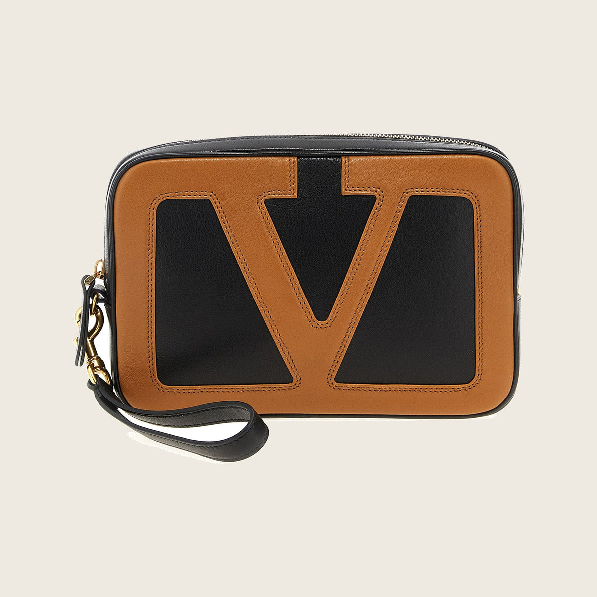 VLogo Lambskin Clutch – Multicolour