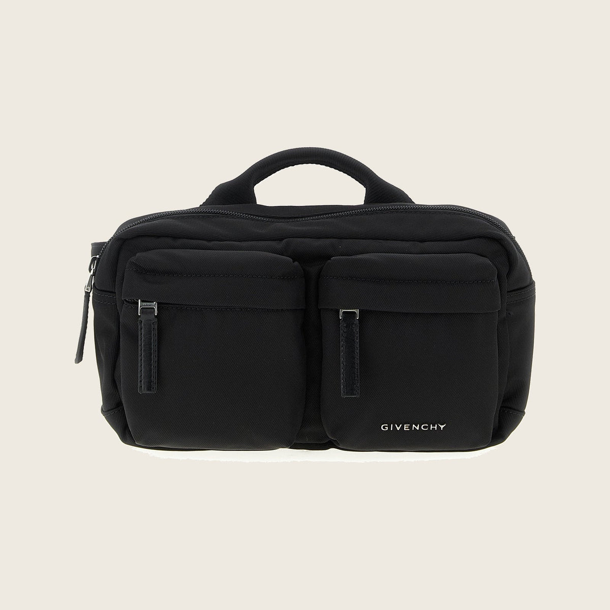 Nylon Crossbody Bag – Black