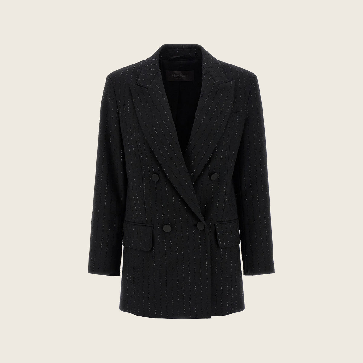 Virgin Wool Blazer – Black