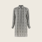 Silk Dress – Grey