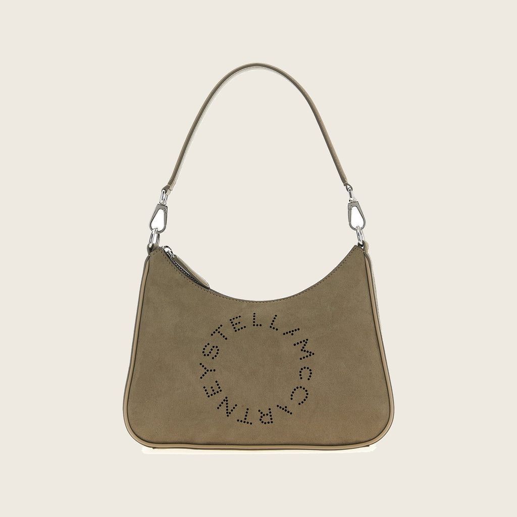 Nylon Shoulder Bag – Grey