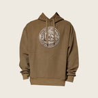 Logo Cotton Hoodie – Brown