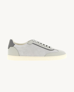 Brunello Cucinelli Grey Leather Sneakers