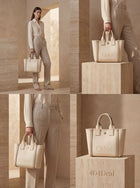 Chloé — Small Carry Tote Bag in Cotton Canvas