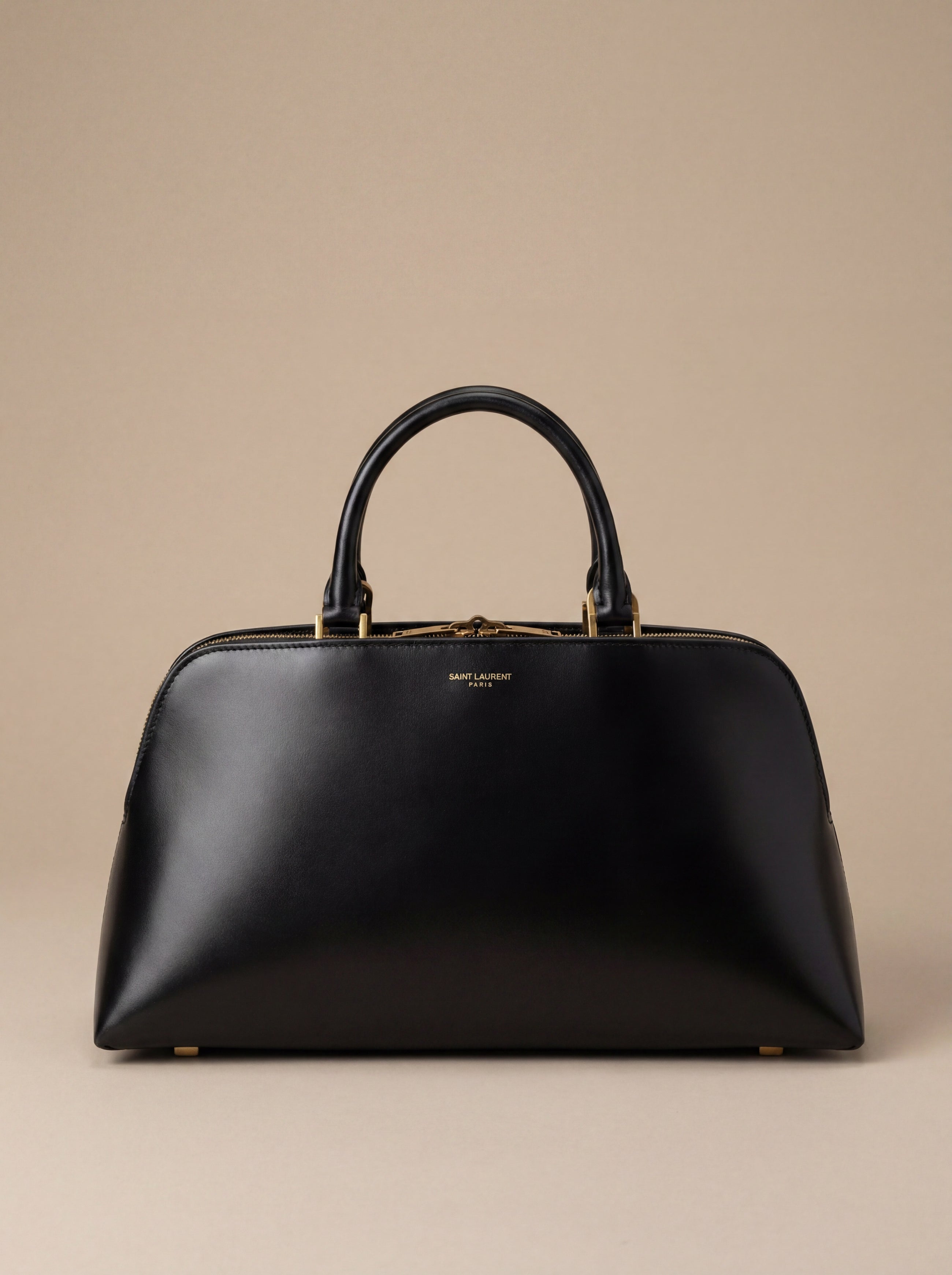 Saint Laurent Top Handle Leather Handbag