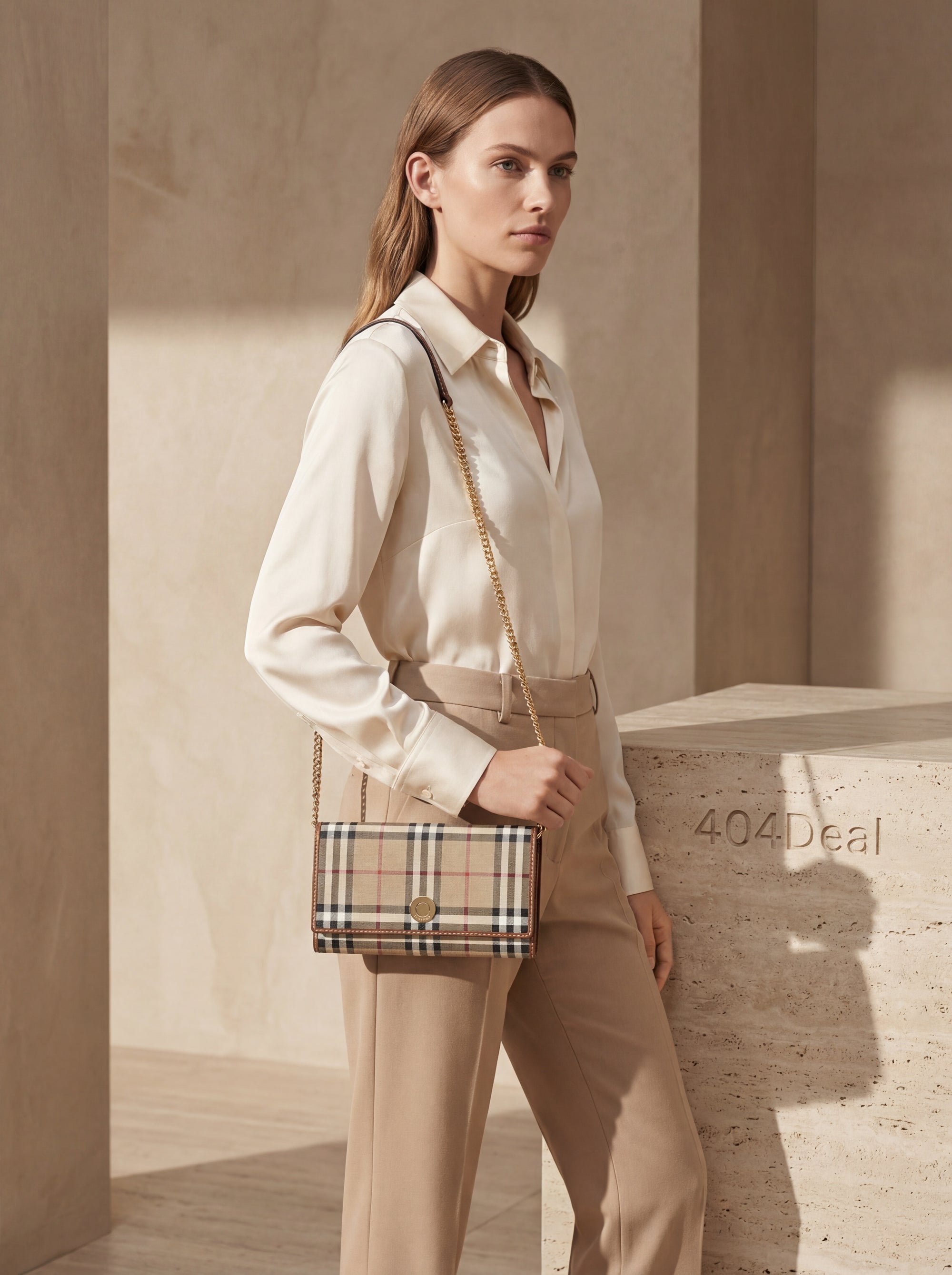 Burberry  Beige Polyethylene Wallet