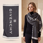 Givenchy Silk Scarf in Gray