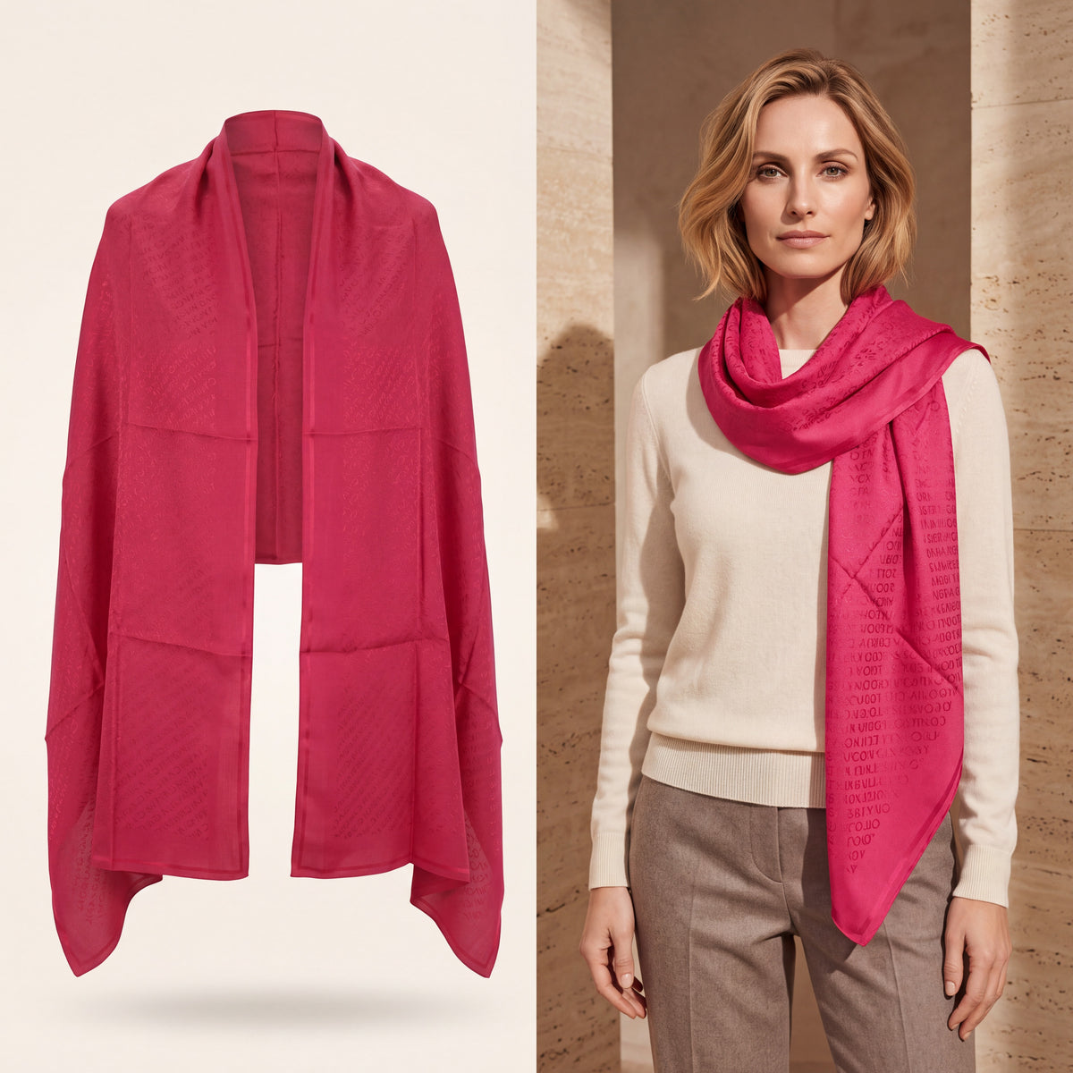 Givenchy Silk Foulard in Red