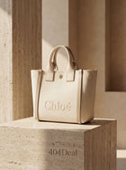 Chloé — Small Carry Tote Bag in Cotton Canvas