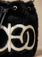 Jimmy Choo  Black Leather Top Handle and Shoulder Bag