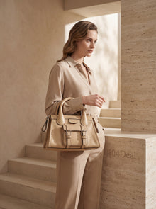 Chloé  Beige Leather Handbag