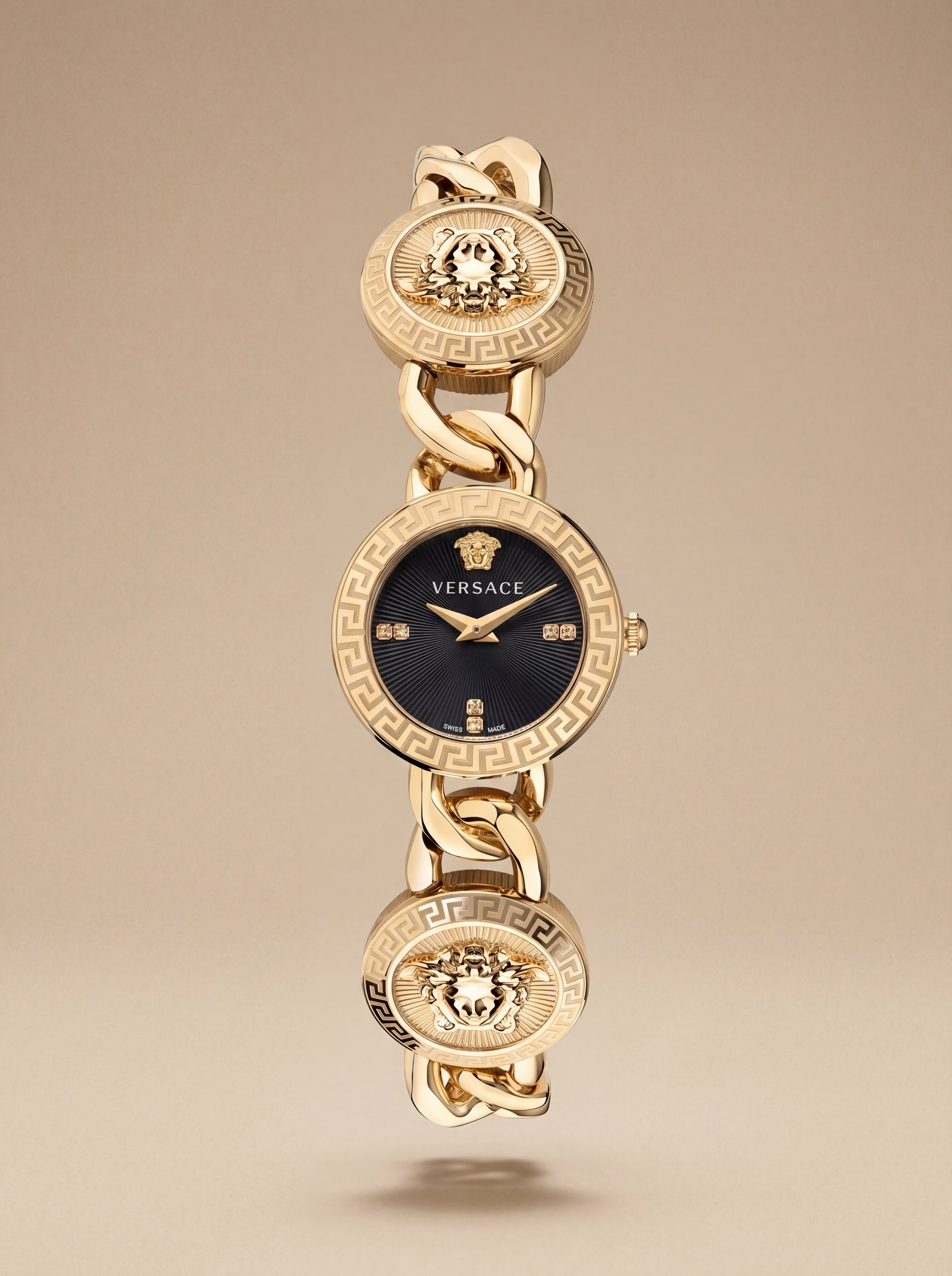 Versace Dress Watch in Gold Stainless Steel