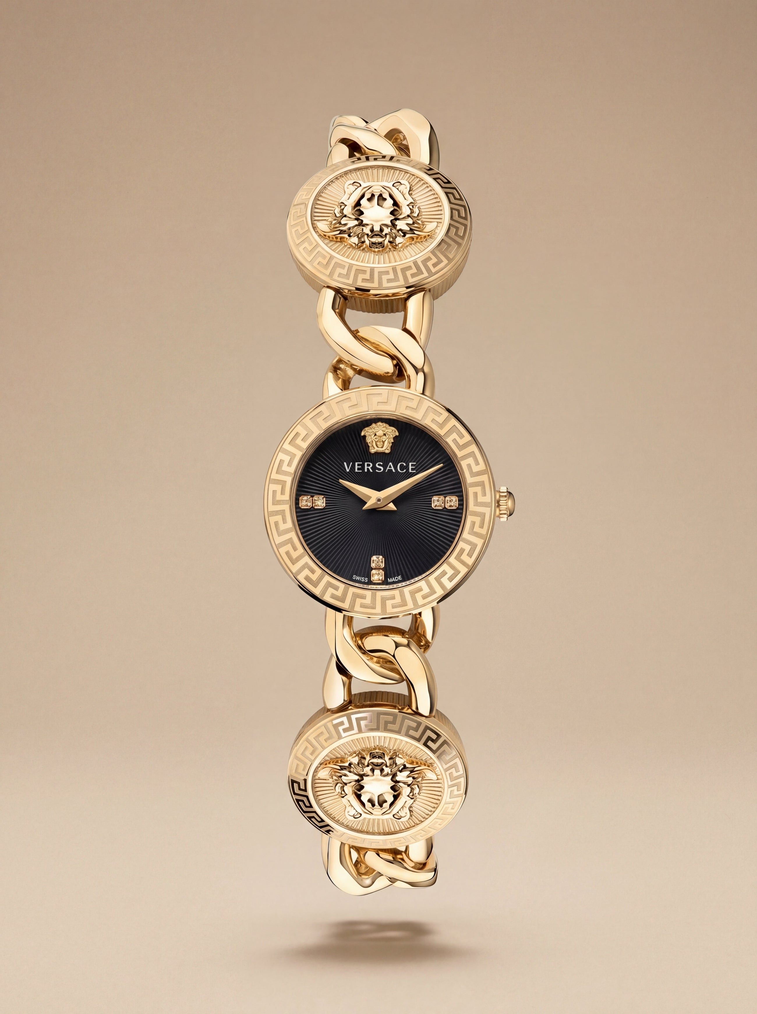 Versace Dress Watch in Gold Stainless Steel