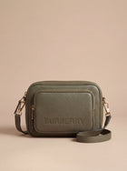 Burberry  Grainy Leather Camera Crossbody Bag