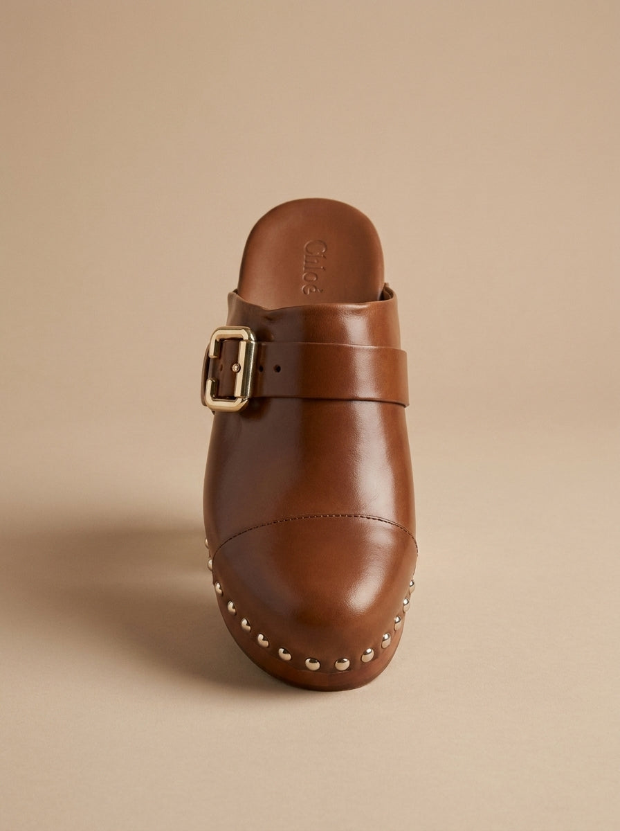 Chloé Jeannette Calfskin Clogs