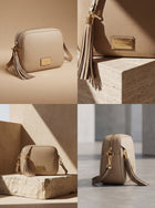 Baldinini Trend — Sac Crossbody Cuir Beige