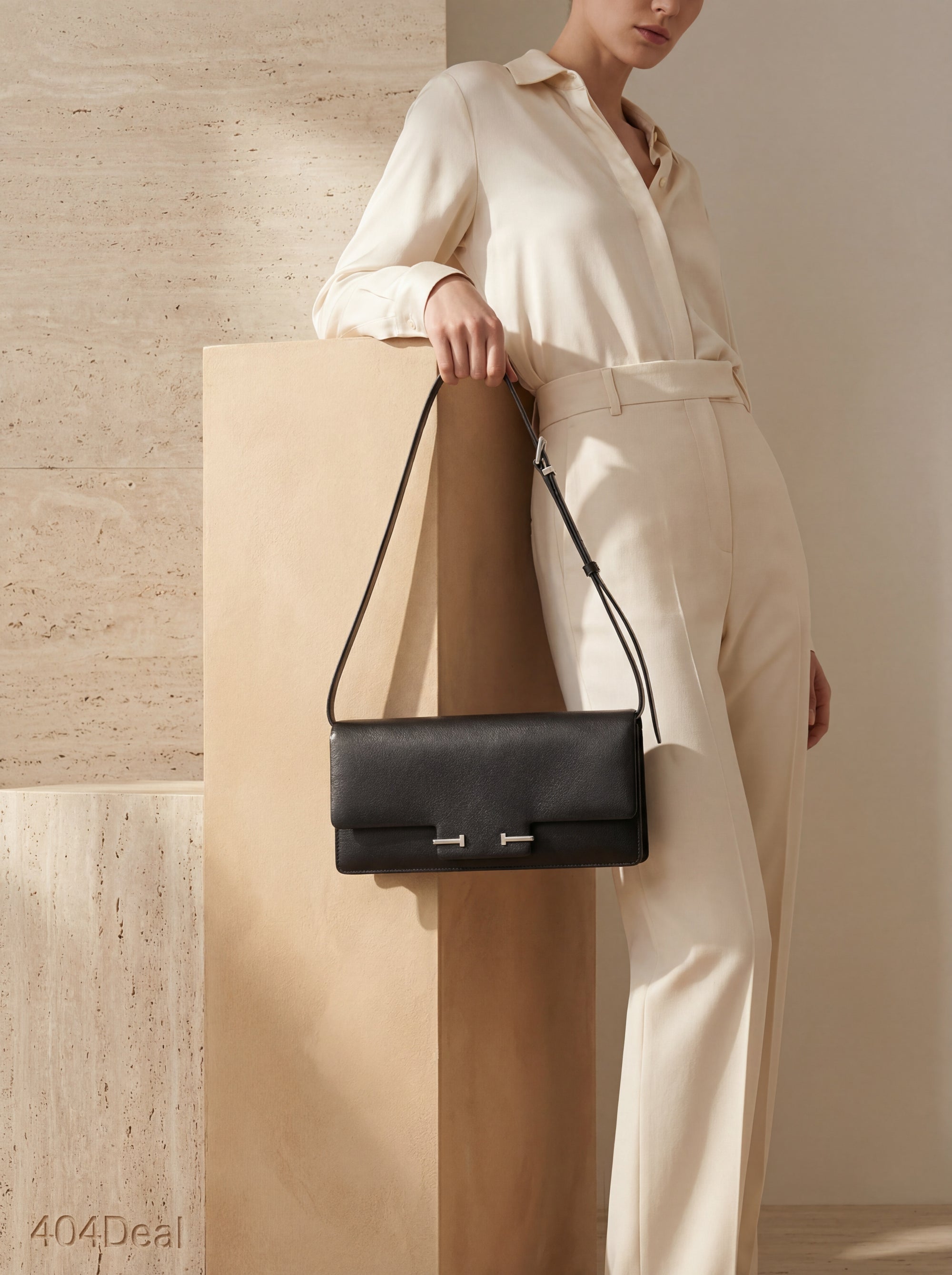 Tom Ford  Calf Leather Shoulder Bag