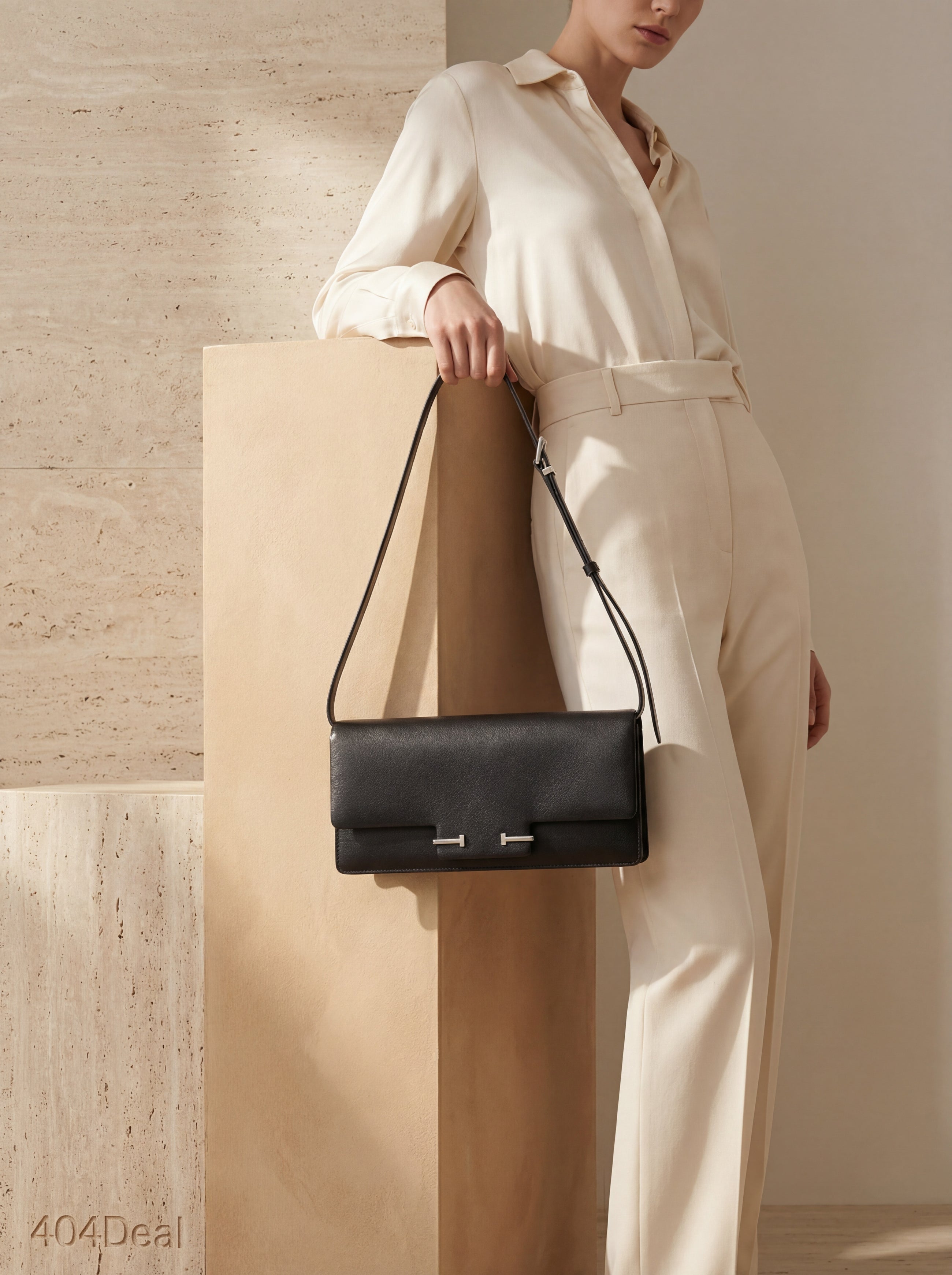 Tom Ford  Calf Leather Shoulder Bag